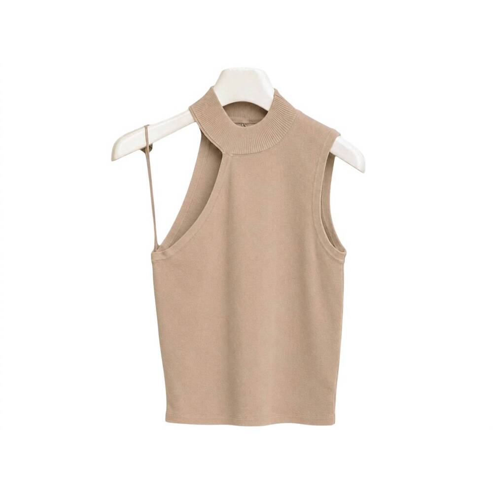 NEW YACHT CLUB ACCESS women's side-eye top in beige